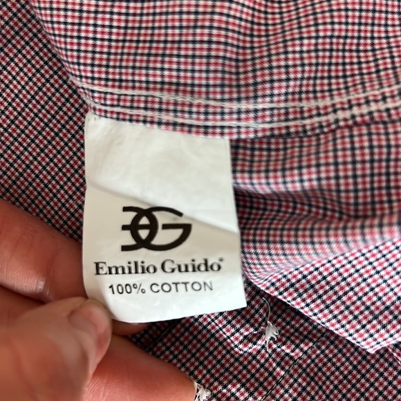Emilio Guido slim fit dress shirt - medium (15/42) - Picture 5 of 7